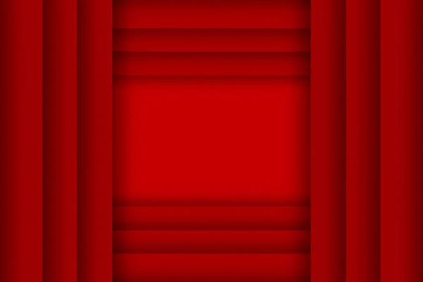 Illustration Lapping Red Paper Design Template Background — Stock Photo, Image