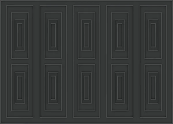 Рендеринг Аннотация Dark Modern Square Pattern Wall Background — стоковое фото