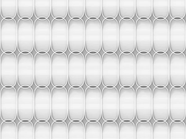 レンダリング 抽象的な幾何学楕円形パターンの壁の背景 — ストック写真