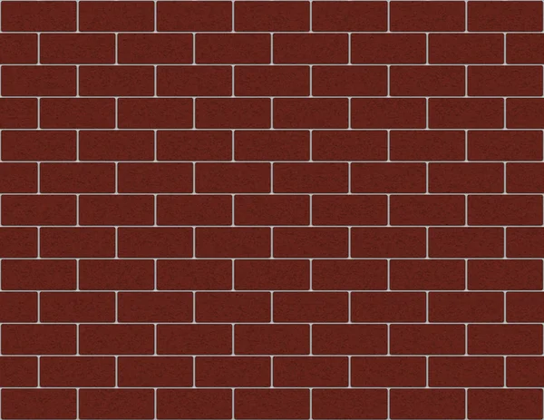 Rendering Naadloze Rood Bruine Kleur Baksteen Blokken Muur Achtergrond — Stockfoto