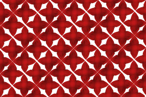 レンダリング 壁バック グラウンド テクスチャ赤い花形状パターン — ストック写真