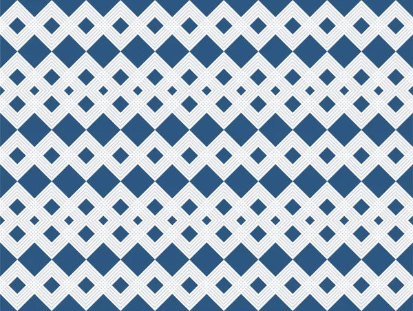 Darstellung Nahtlose Moderne Weiße Quadratische Rasterlinienmuster Auf Blauem Wandhintergrund — Stockfoto
