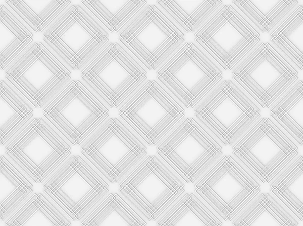Rendering Moderne Naadloze Vierkante Rechthoek Lijn Patroon Muur Achtergrond — Stockfoto