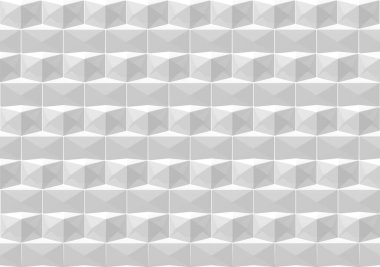 3D render. kesintisiz gri çokgen küp desen yığın duvar arka plan.