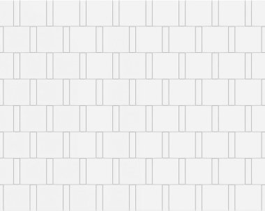 3D render. Kesintisiz beyaz kare tuğla blok duvar arka plan.