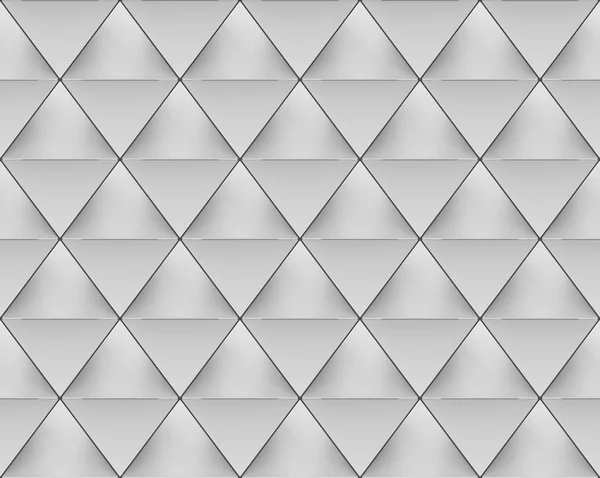 Renderizado Gris Inconsútil Forma Triangular Patrón Fondo Pared — Foto de Stock