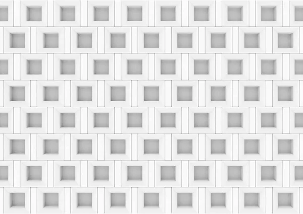 Рендеринг Бесшовные Квадратные Отверстия Кирпичные Блоки Стены Фона — стоковое фото