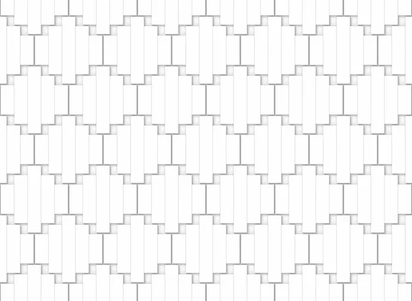 Рендеринг Абстрактное Резюме Белые Деревянные Панели Групповой Рисунок Стены — стоковое фото