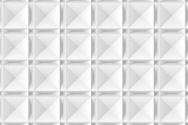 レンダリング モダンなシームレスな幾何学的な正方形と三角形のパターンの壁の背景 — ストック写真