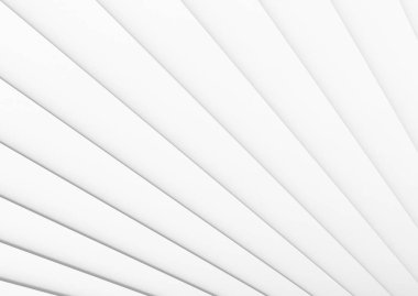 3D render. Çapraz çizgi arka planda soyut beyaz paneller.