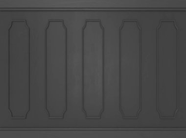 3D render. Lüks karanlık klasik desen ahşap duvar arka plan.