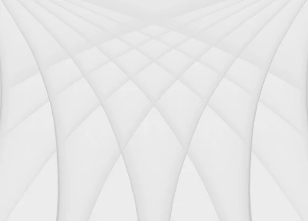 Render Modern Beyaz Eğri Izgara Desen Duvar Arka Plan — Stok fotoğraf