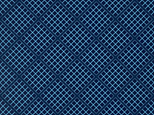 Renderizado Sin Costuras Azul Oscuro Cuadrícula Azulejos Fondo Pared — Foto de Stock