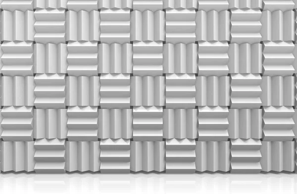 Darstellung Moderne Graue Kunst Design Quadratische Fliesen Block Stapel Wand — Stockfoto