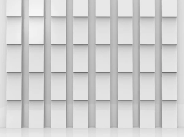 Darstellung Moderne Graue Rechteck Form Muster Wandhintergrund — Stockfoto
