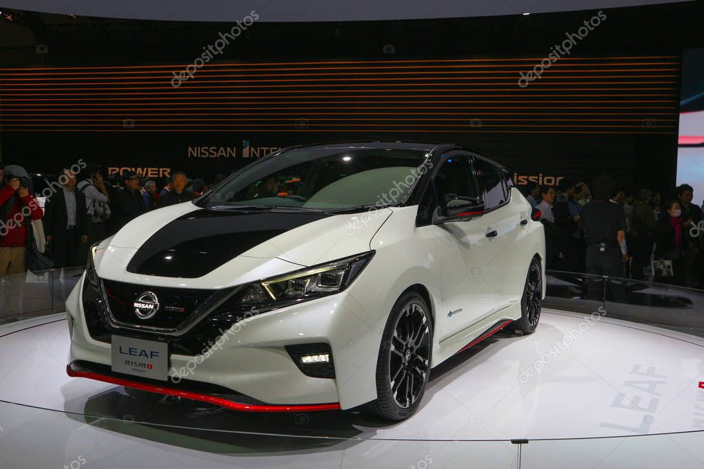 2017 NOVEMBER 03. TOKYO JAPAN. A new nissan, LEAF NISMO concept car at Tokyo MOTOR SHOW.