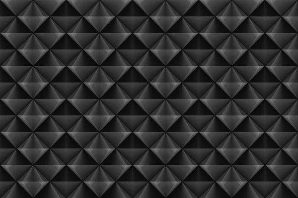 Rendering Modern Seamless Dark Square Grid Pattern Wall Background — Stock Photo, Image