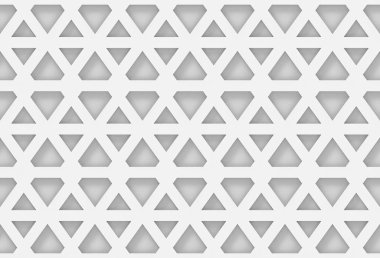 3d render. dikişsiz modern beyaz altıgen geometrik desen duvar arka plan.