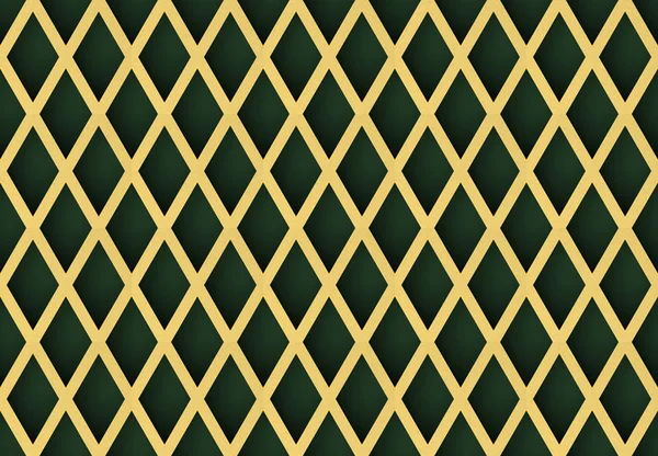 Rendering Seamless Modern Luxurious Golden Grid Pattern Wall Background — Stock Photo, Image