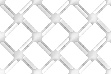 3d render. dikişsiz yuvarlak kare çizgili desen duvar arka plan.