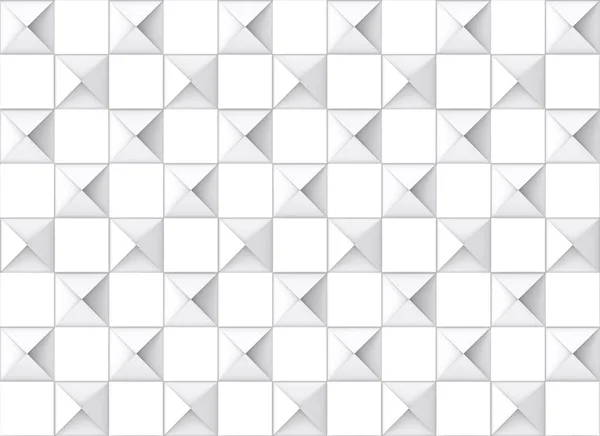 レンダリング 現代のシームレスな正方形のグリッドパターンセラミックタイル壁の背景 — ストック写真
