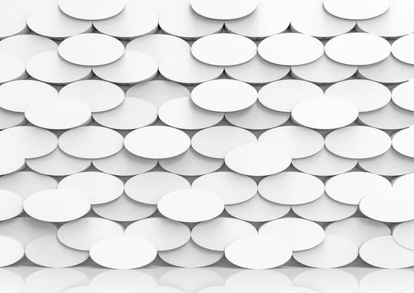 Рендеринг Современная Овальная Форма Плитки Укладки Стеллаж Стены Пола Фона — стоковое фото