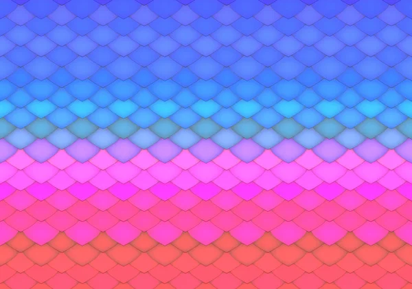 Darstellung Modernes Design Bunt Farbverlauf Fisch Oder Schlangenhaut Oberfläche Muster — Stockfoto