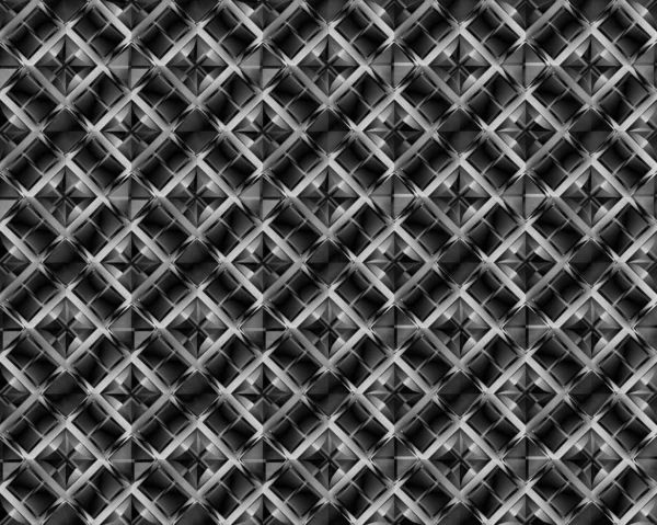 3d rendering. seamless Black geometric grid pattern texture use for wallpaper, design, web page background.