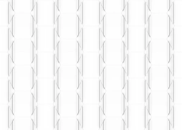 Renderização Sem Costura Moderno Branco Forma Octogonal Padrão Design Parede — Fotografia de Stock