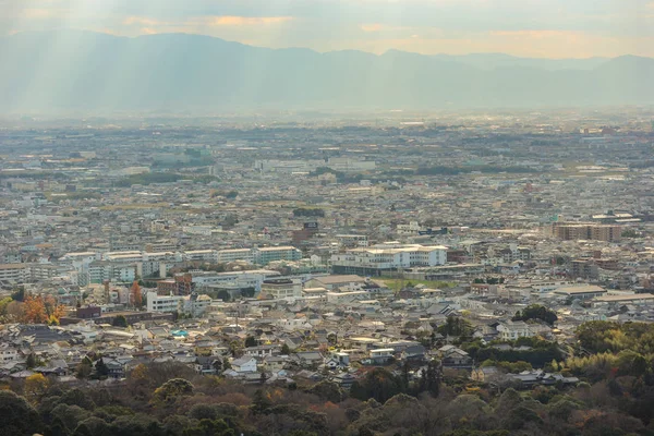 2018 Diciembre Nara Japón Vista Ciudad Nara Desde Parque Nacional — Foto de Stock