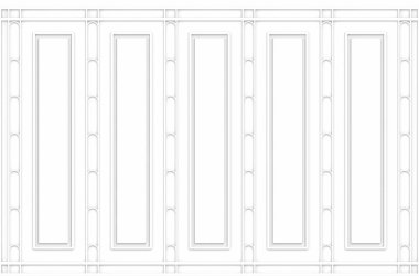 3d render. lüks beyaz klasik desen ahşap tasarım vintage duvar arka plan.