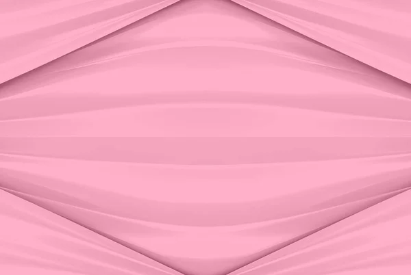 现代甜美的粉红色曲线挥舞图案墙背景 — 图库照片
