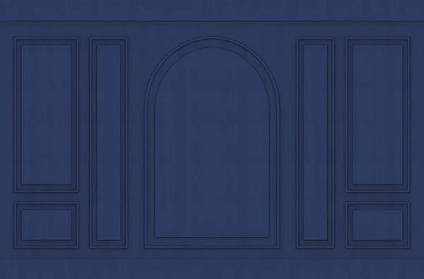 Рендеринг Современный Роскошный Темно Синий Классический Дизайн Шаблона Винтажного Фона — стоковое фото