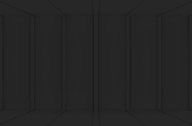 3d render. modern dikey siyah paneller desen duvar zemin arka plan.