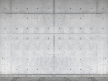 herhangi bir tasarım doku arka plan için yaşlı çimento beton çit duvar.