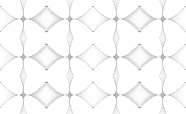 レンダリング シームレスな抽象的なシンプルな白い蝶のSahpeスタイルのパターン壁の背景 — ストック写真