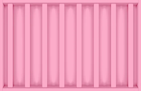 Рендеринг Современный Сладкий Розовый Вертикальный Бар Дизайн Фона Стены — стоковое фото
