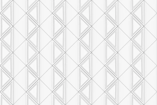 Renderização Sem Costura Moderno Branco Quadrado Grade Azulejo Padrão Design — Fotografia de Stock