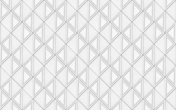 Renderowanie Bezszwowe Biały Dachówka Kwadrat Nowoczesny Projektować Siatka Tekstura Tło — Zdjęcie stockowe