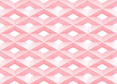 3d render. herhangi bir tasarım duvar arka plan için sorunsuz tatlı yumuşak pembe renk tonu ızgara kare sanat desen karo.