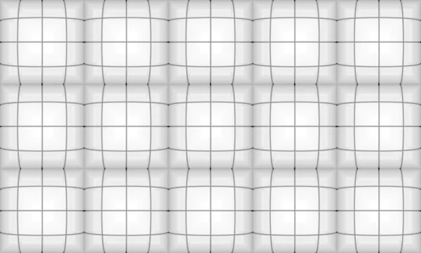Απόδοση Χωρίς Ραφές Λευκό Τετράγωνο Πλέγμα Τέχνη Σχεδιασμό Μοτίβο Κεραμίδι — Φωτογραφία Αρχείου