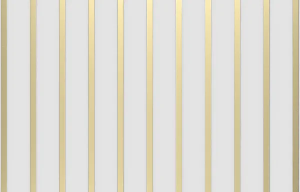 Renderização Luxo Moderno Padrão Barras Verticais Ouro Fundo Cinza — Fotografia de Stock