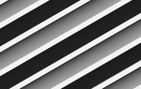 Rendering Diagonal White Long Panel Parallel Pattern Black Wall Background — Stock Photo, Image