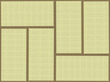 3D görüntüleme. Geleneksel Japon geleneksel Tatami taban dokusu duvar arkaplanını düzenle.