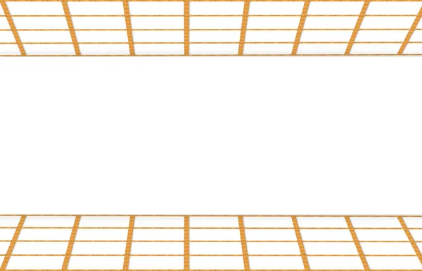 Weergave Minimale Vierkante Houten Plaat Versieren Witte Ruimte Muur Achtergrond — Stockfoto