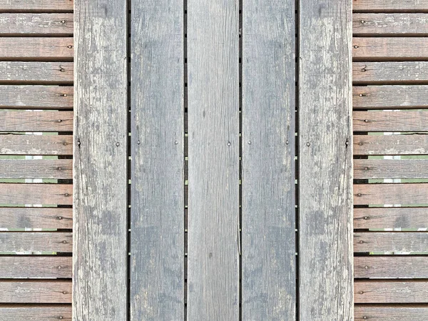 Natural Old Weathered Wood Panel Pathway Wall Floor Texture Background — Stock Photo, Image