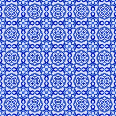 Etnik dikişsiz desen. Etnik boho süsü. Soyut batik kravat boyalı kumaş, Shibori boyama. Arka planı tekrarlıyorum. Kabile sanat baskısı. Kumaş, Kumaş Mayo Tasarımı, Duvar Kağıdı, Sarma. Suluboya 