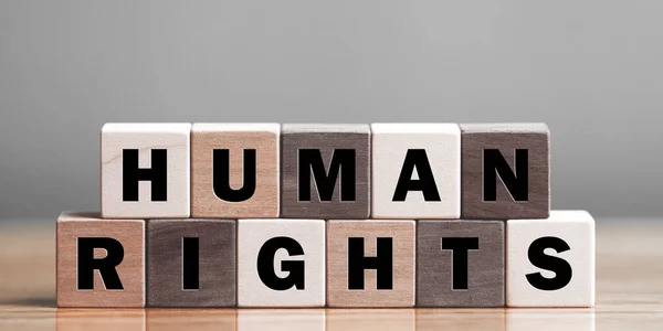 Human Rights Concept Blocks — Stock Photo, Image