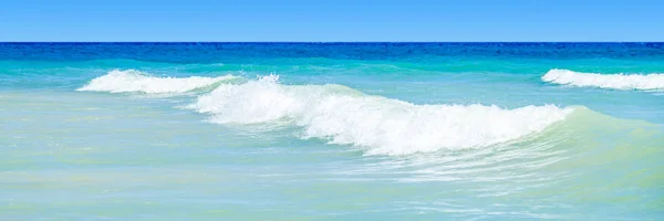 Schöne Blaue Wellen Hintergrund — Stockfoto