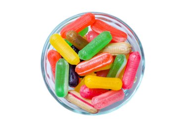 Tatlı parlak renkli şeker 